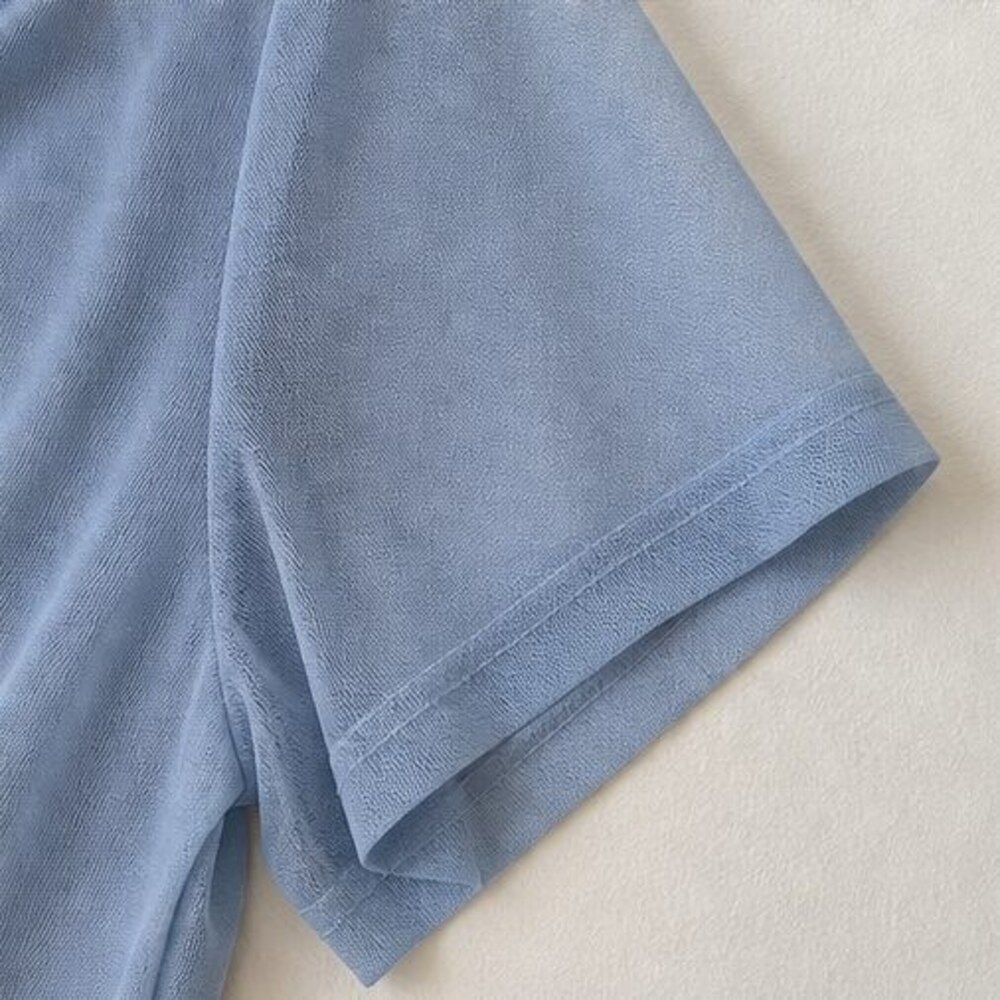 Blue Puff Sleeve Top - Picture 5 of 6